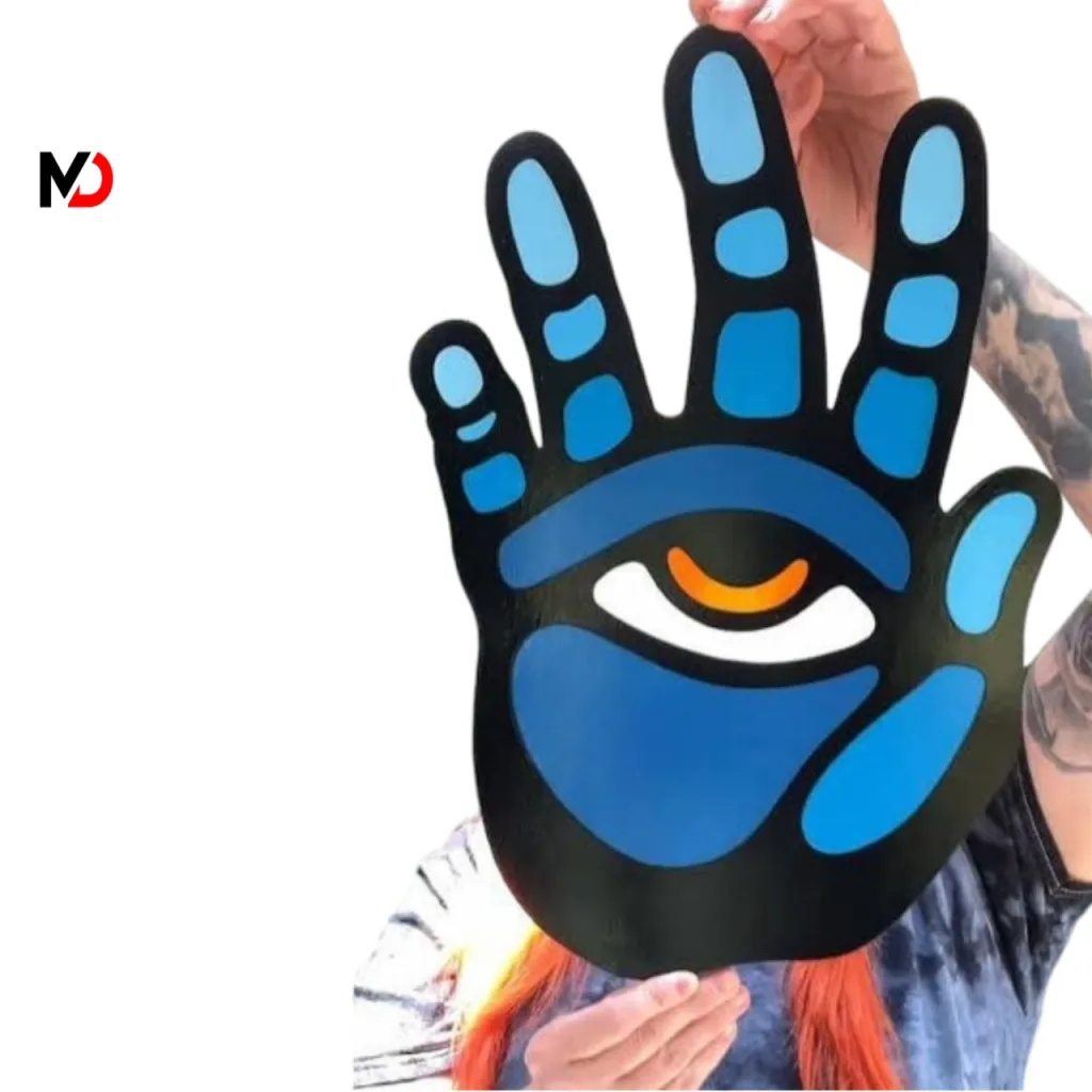 3D Hand Shape  Acralic (5"/7") Size