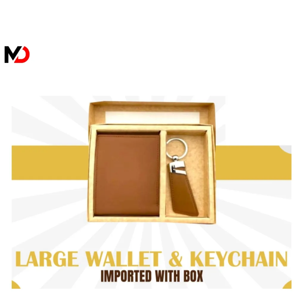 Large Wallet+ Keychain With Box