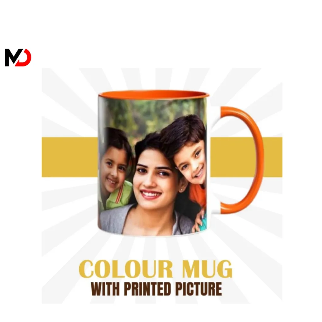 Color Mug With Printed Picture