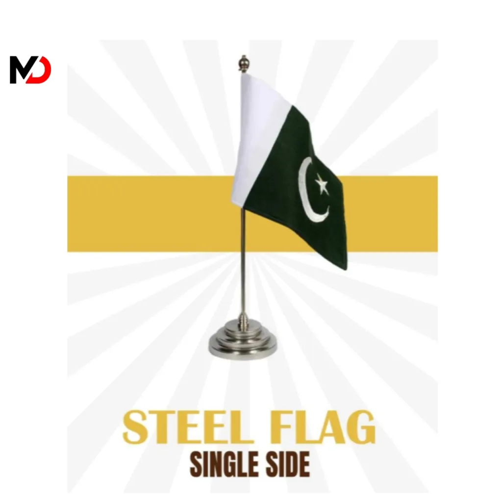 Steel Flag Single Side