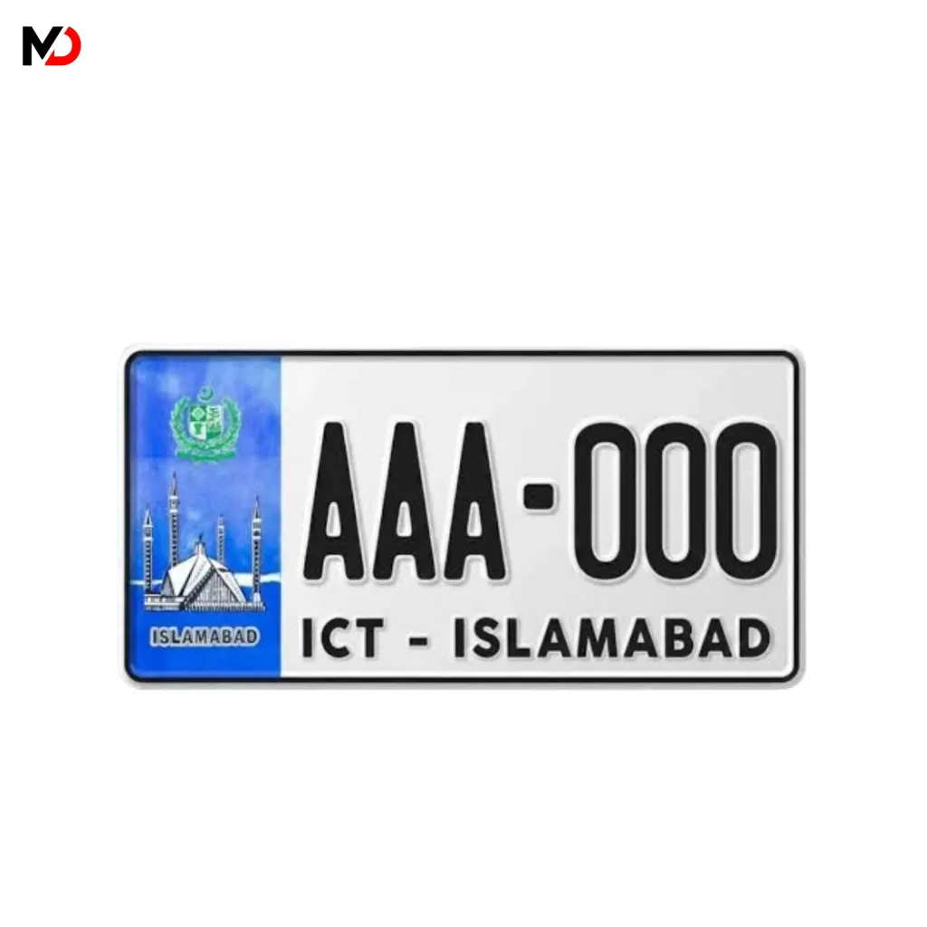 Customized Number Plates (Pair)