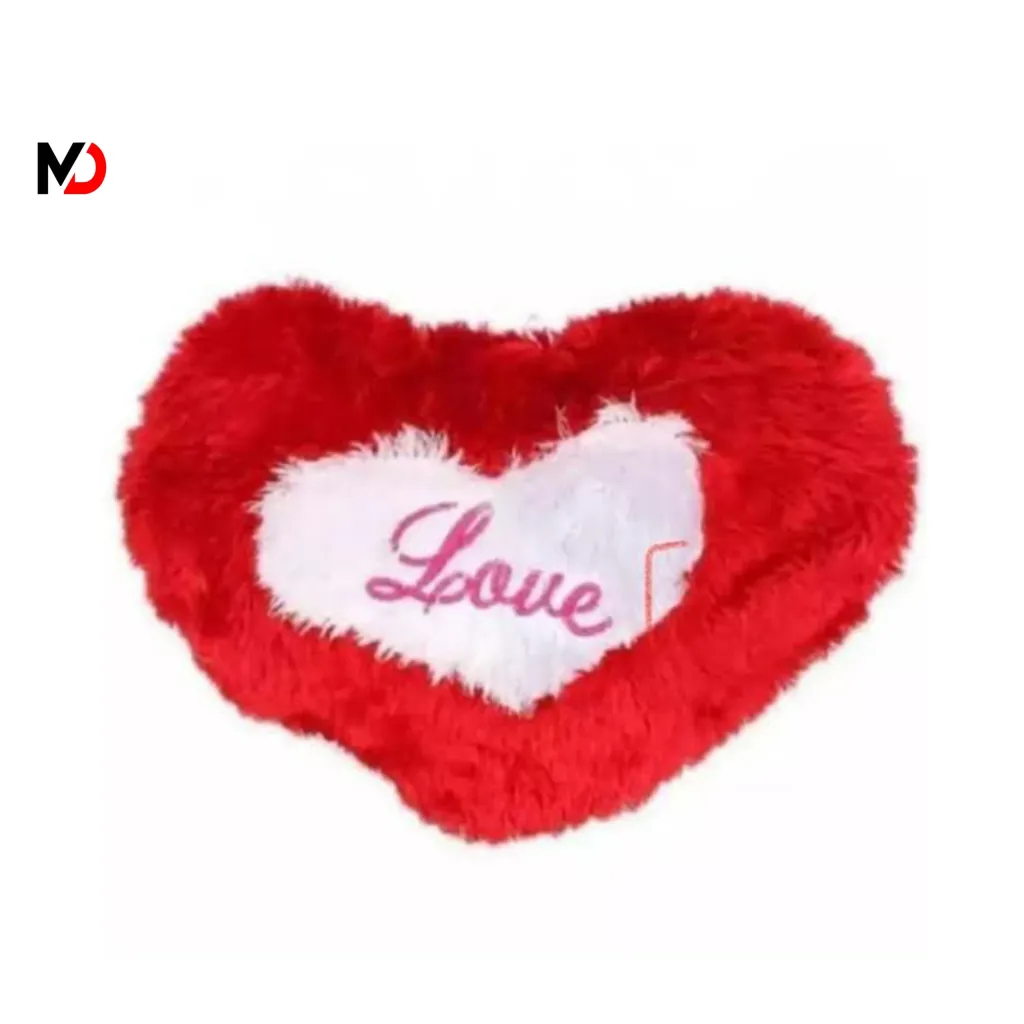 Fur Cushion Red Heart ♥️
