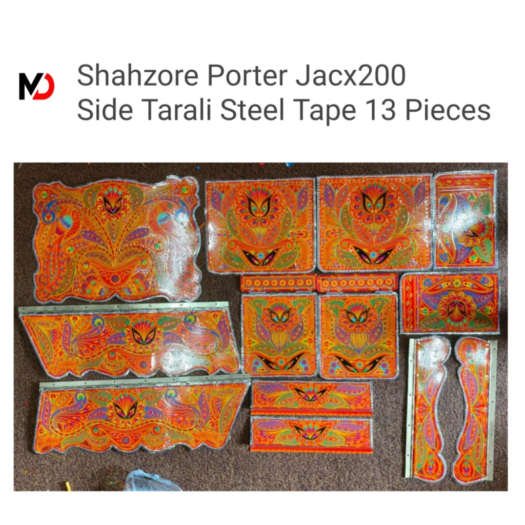 13 Pieces Body Steel Tape Decoration Set