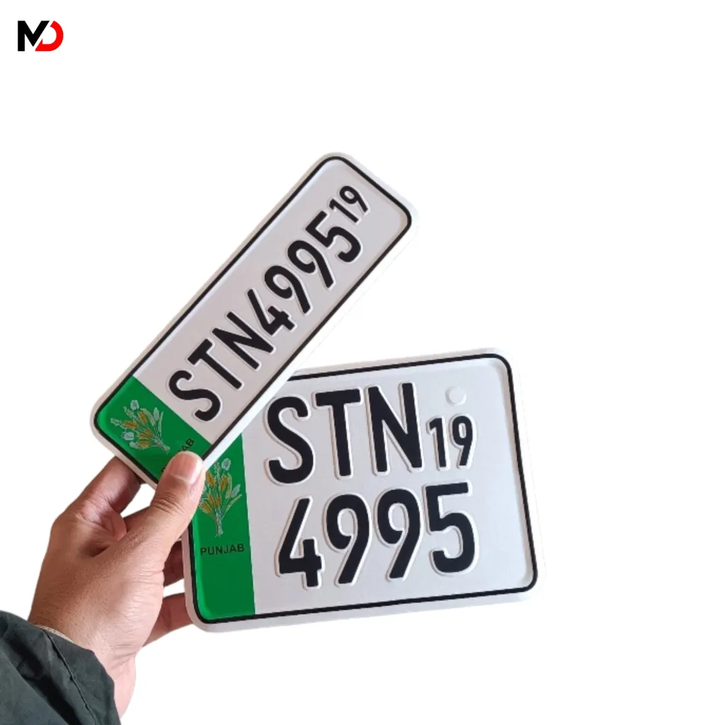 Number Plate Bike(Pair)
