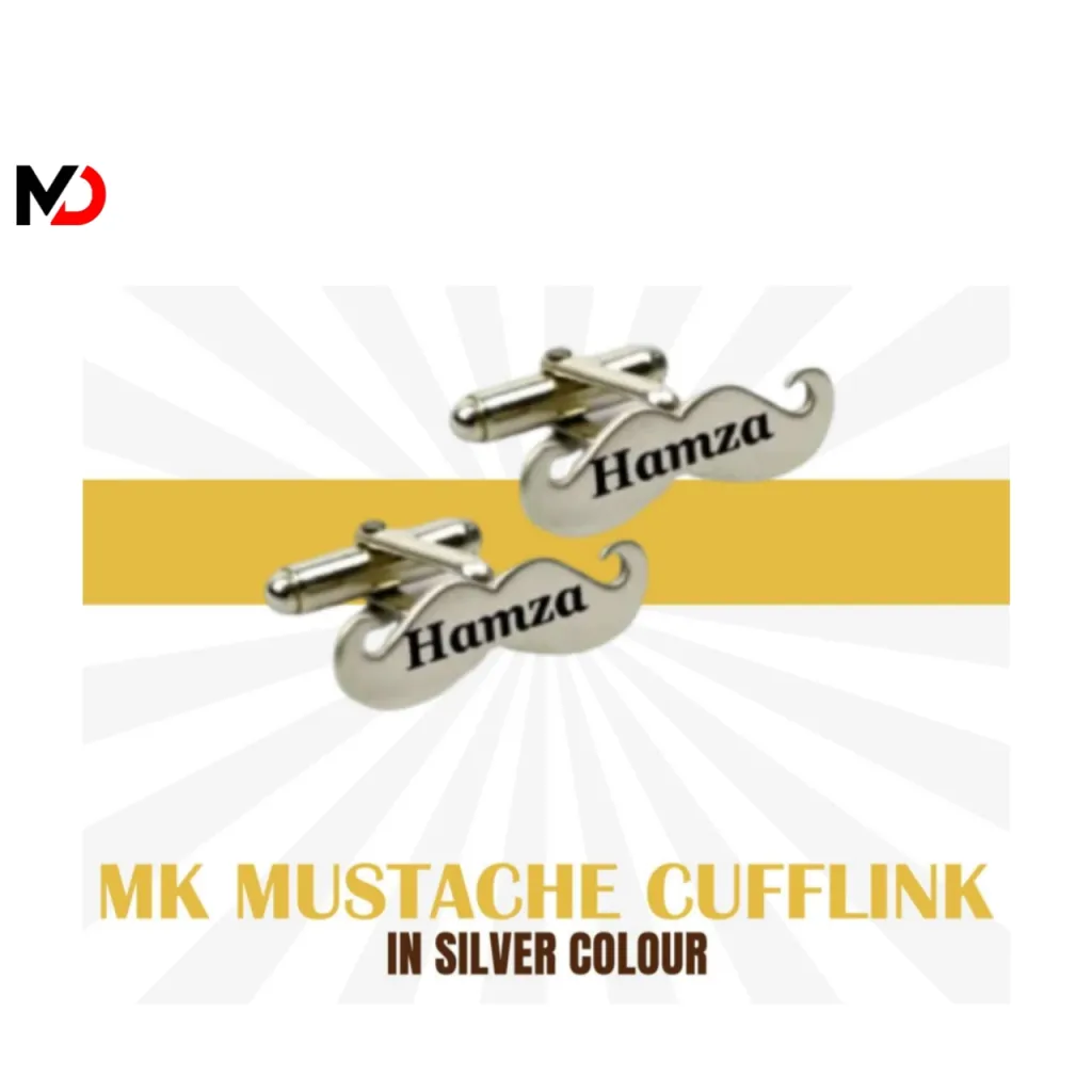 Mk Mustache Cufflink
