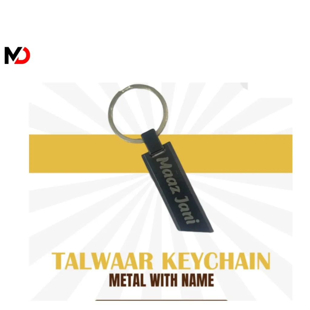 Talvar Keychain Matel With Name