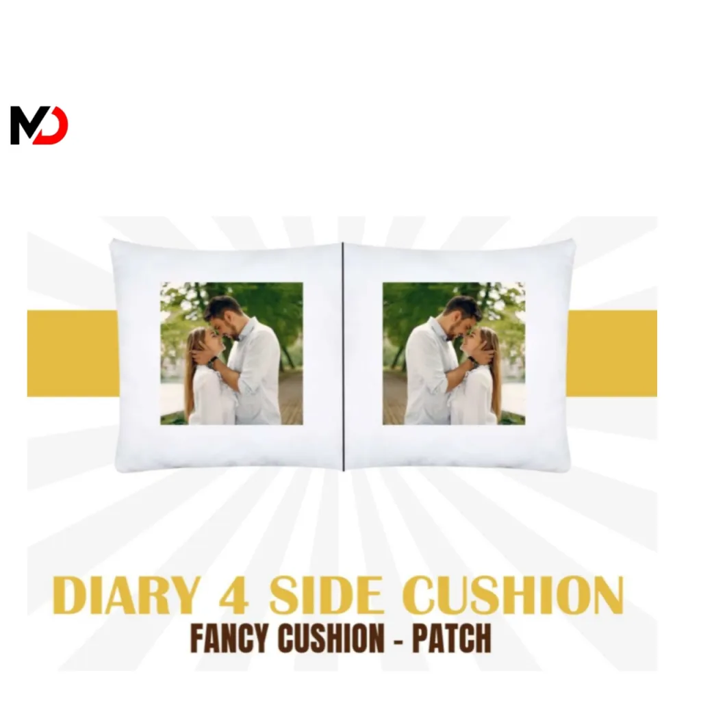 Diary  4 Side Fancy Cushion  Patch